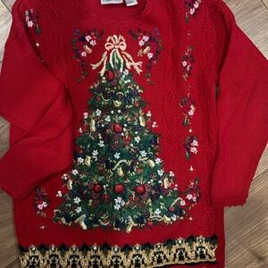 Festive Red Christmas Sweater ‘Ugly Sweater’